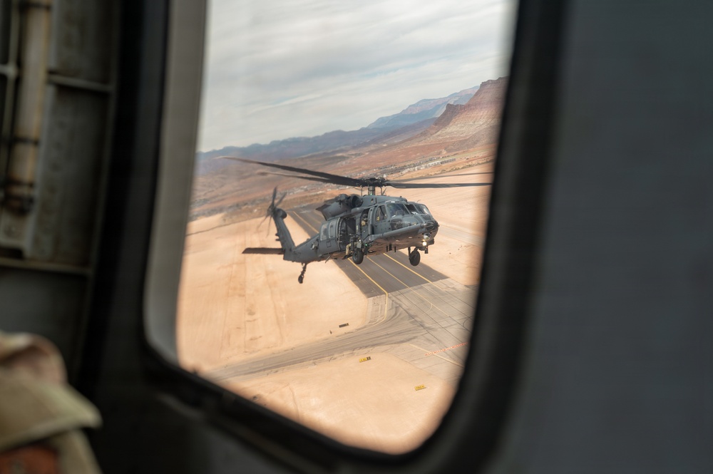 Tested to Rescue: weapons and rescue squadrons execute overwater mission