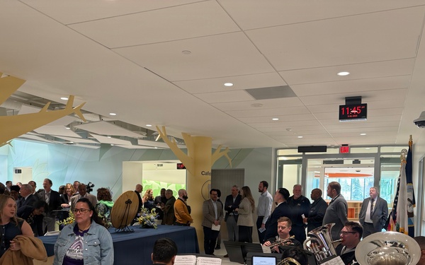 Navy Band Great Lakes' "Brass Ambassadors" Help Celebrate Forrestal Elementary's Ribbon Cutting Ceremony