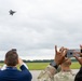 National Security Forum and Gathering of Eagles attendees observe Airpower demonstration at Maxwell Air Force Base
