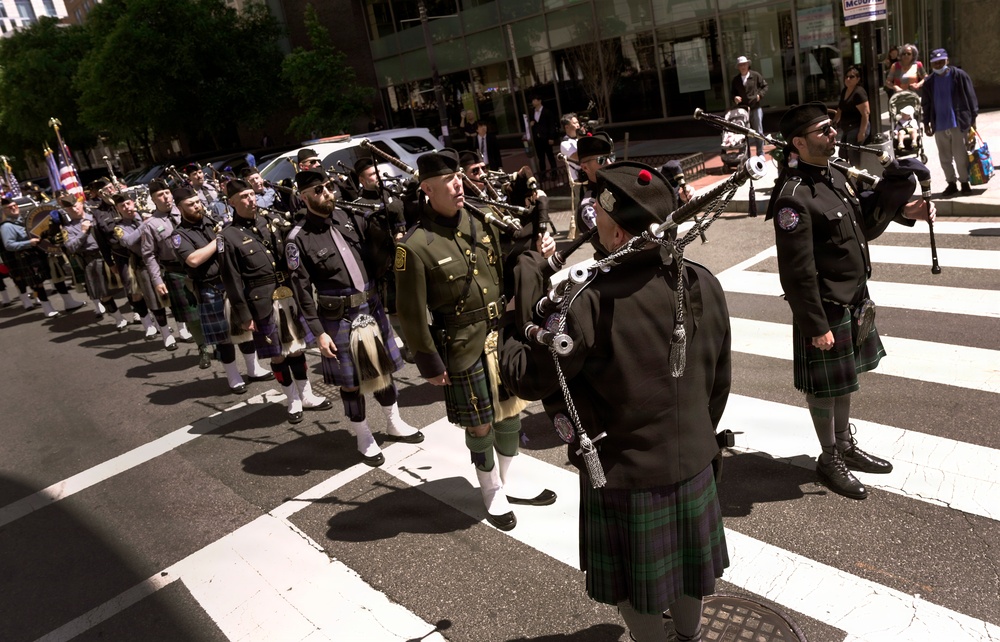 CBP personnel attend Blue Mass