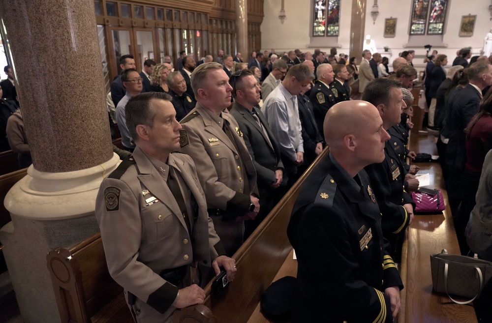 CBP personnel attend Blue Mass