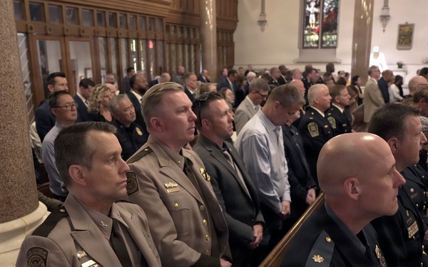 CBP personnel attend Blue Mass