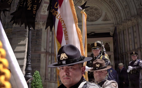 CBP personnel attend Blue Mass