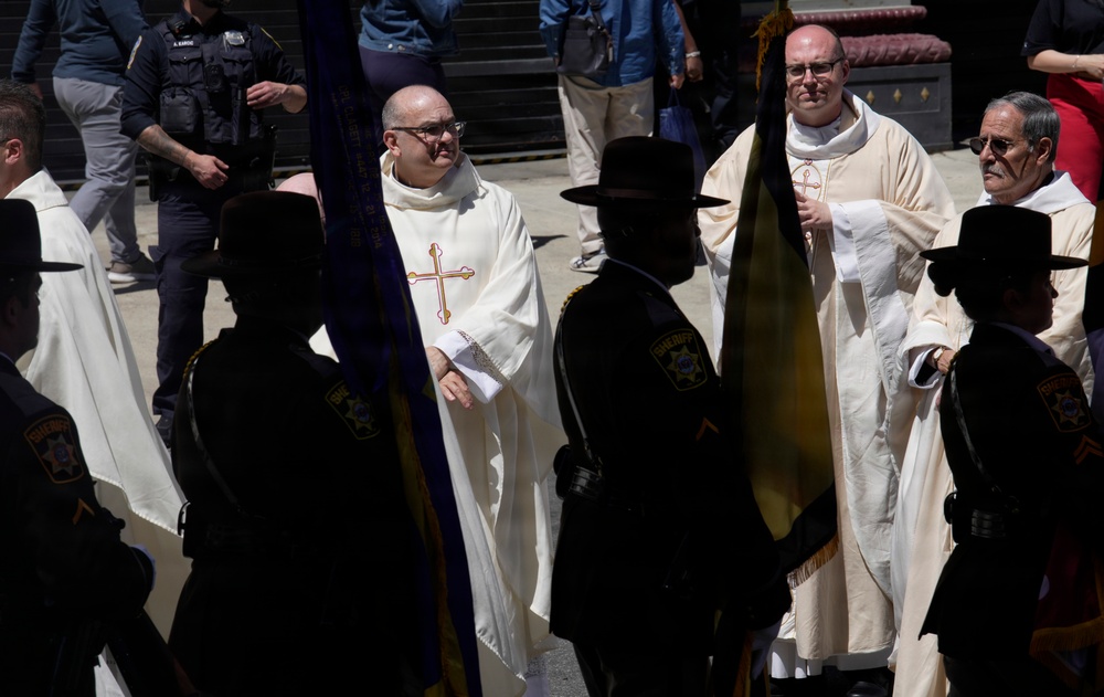 CBP personnel attend Blue Mass