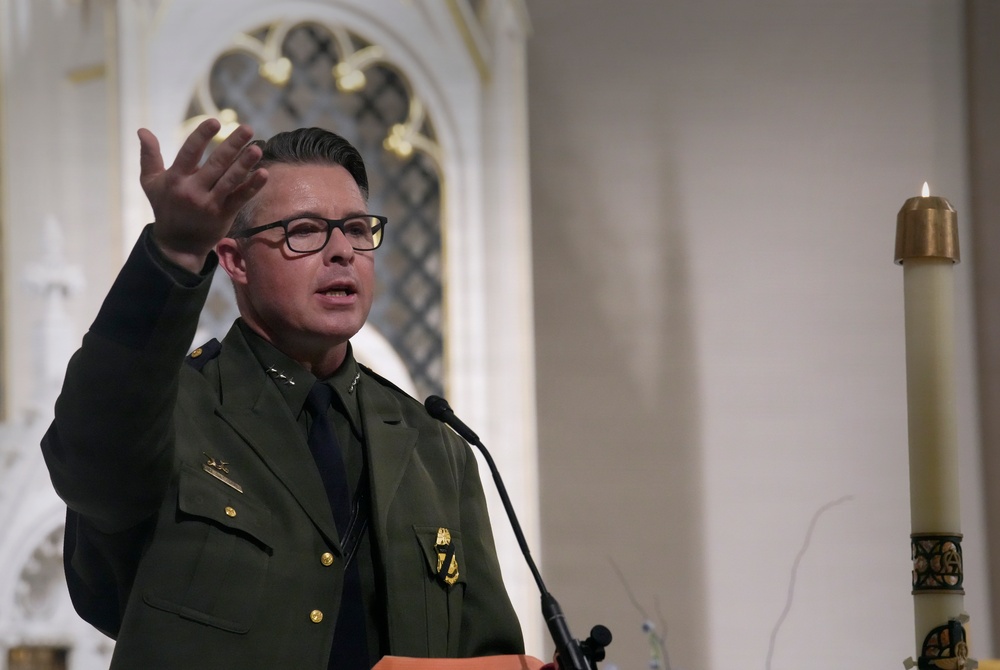 CBP personnel attend Blue Mass