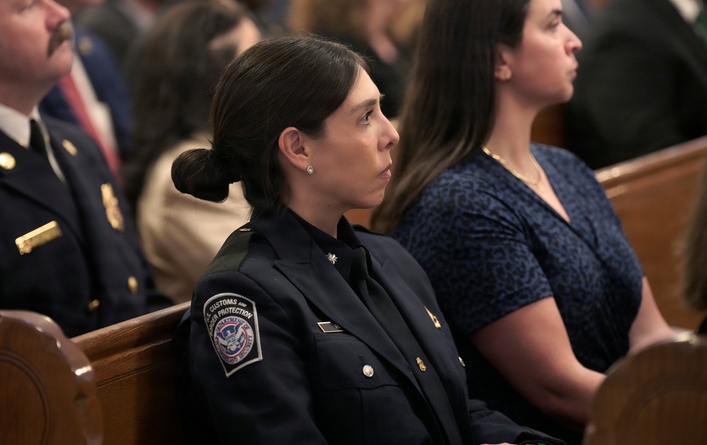CBP personnel attend Blue Mass