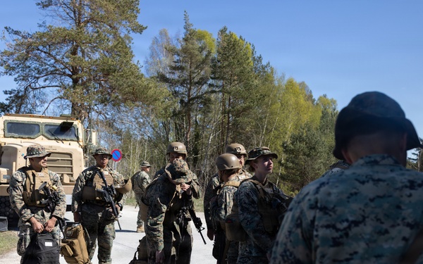 CLB-24 prepares for a convoy in Sweden