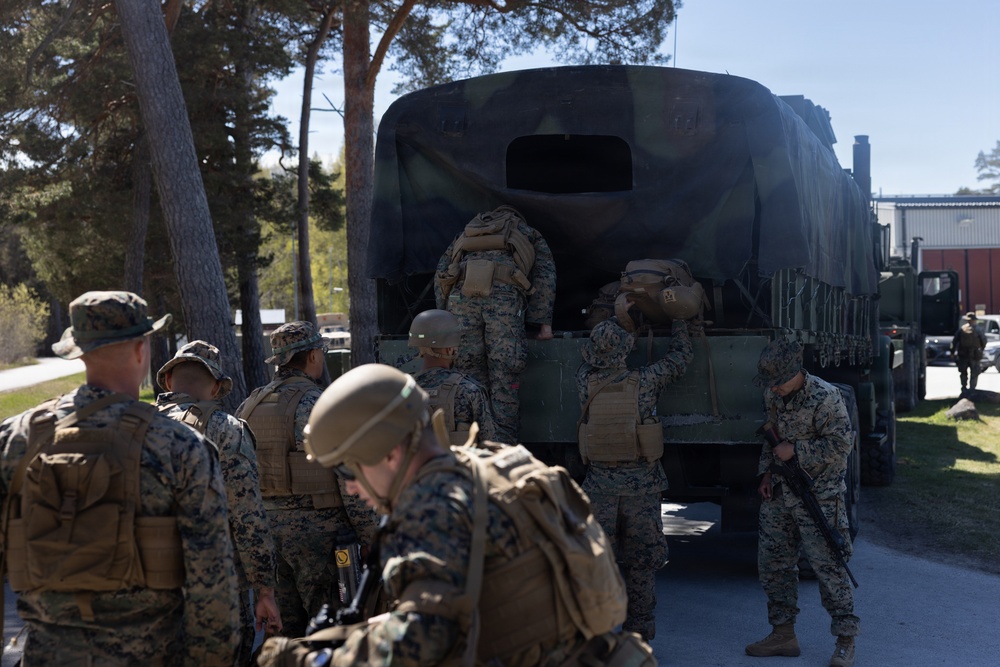CLB-24 prepares for convoy in Sweden