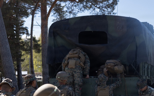 CLB-24 prepares for convoy in Sweden