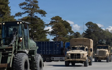 CLB-24 prepares for a convoy in Sweden