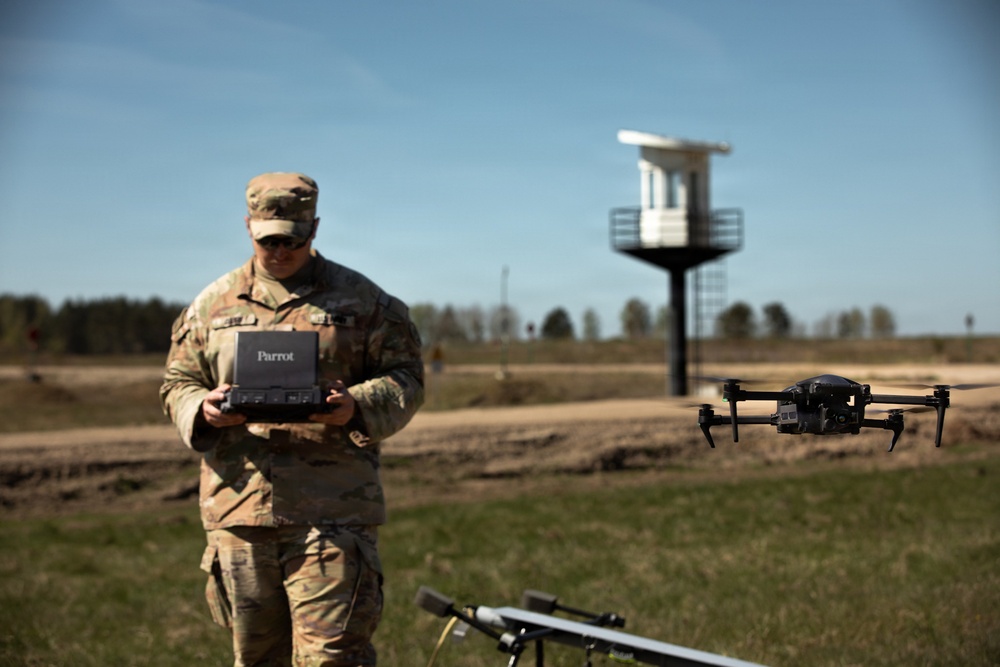 Field Artillery Squadron, 2d Cavalry Regiment conducts, drone training and testing during Saber Strike 26