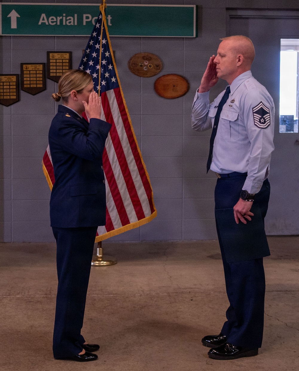 Chief Master. Sgt Donald Reay Promotion