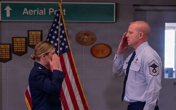 Chief Master. Sgt Donald Reay Promotion