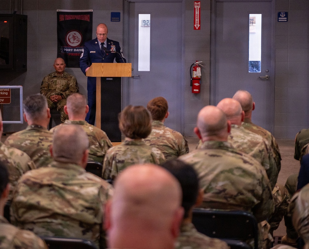 Chief Master. Sgt Donald Reay Promotion