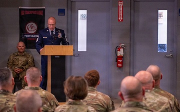 Chief Master. Sgt Donald Reay Promotion