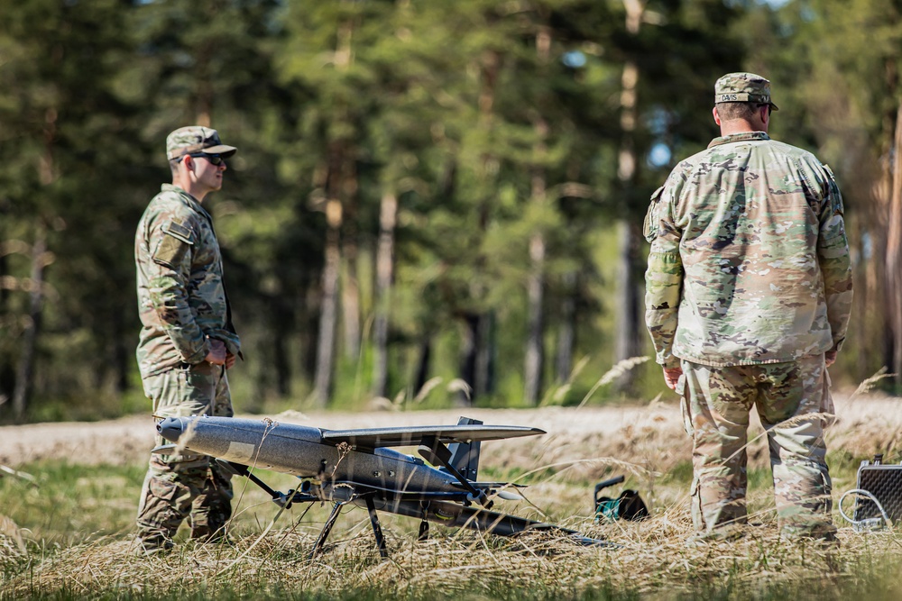 Field Artillery Squadron, 2d Cavalry Regiment, conducts drone training and testing during Saber Strike 26