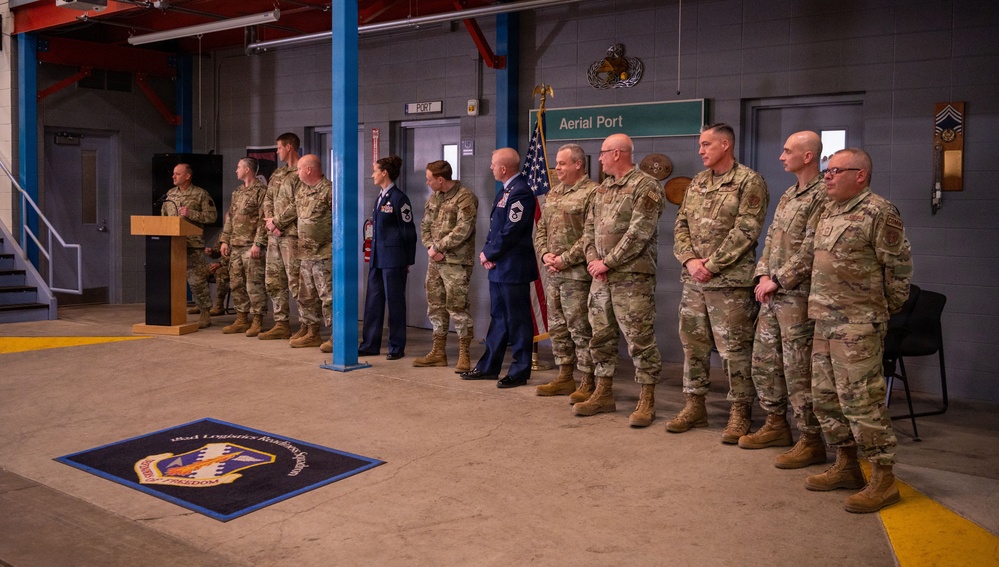 Chief Master. Sgt Donald Reay Promotion