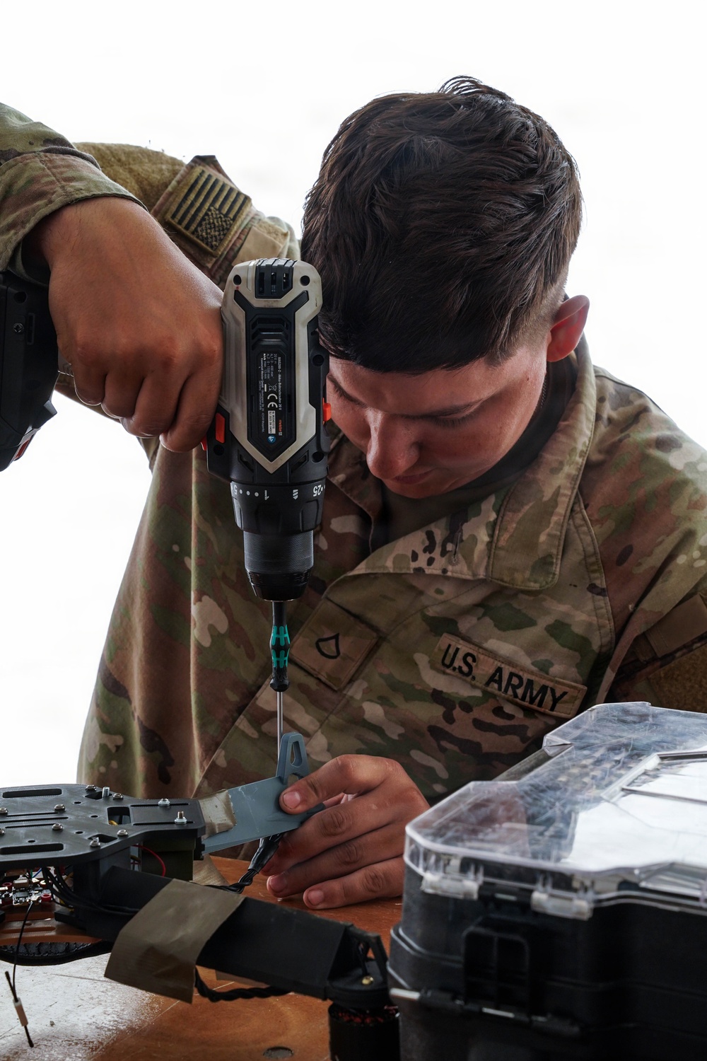 Drone building and tracking