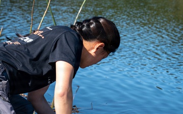 Vandenberg Biologists Survey Southwestern Pond Turtles