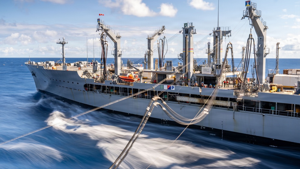 USS Theodore Roosevelt Fueling-at-Sea
