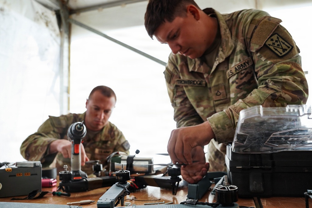 Drone building and tracking
