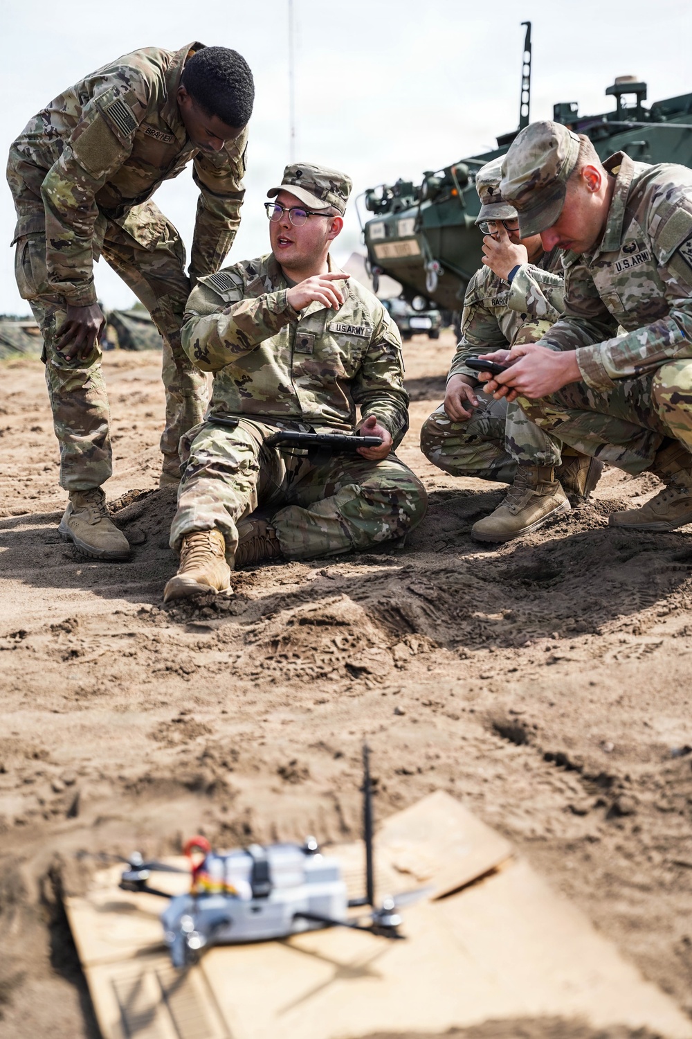 Drone building and tracking