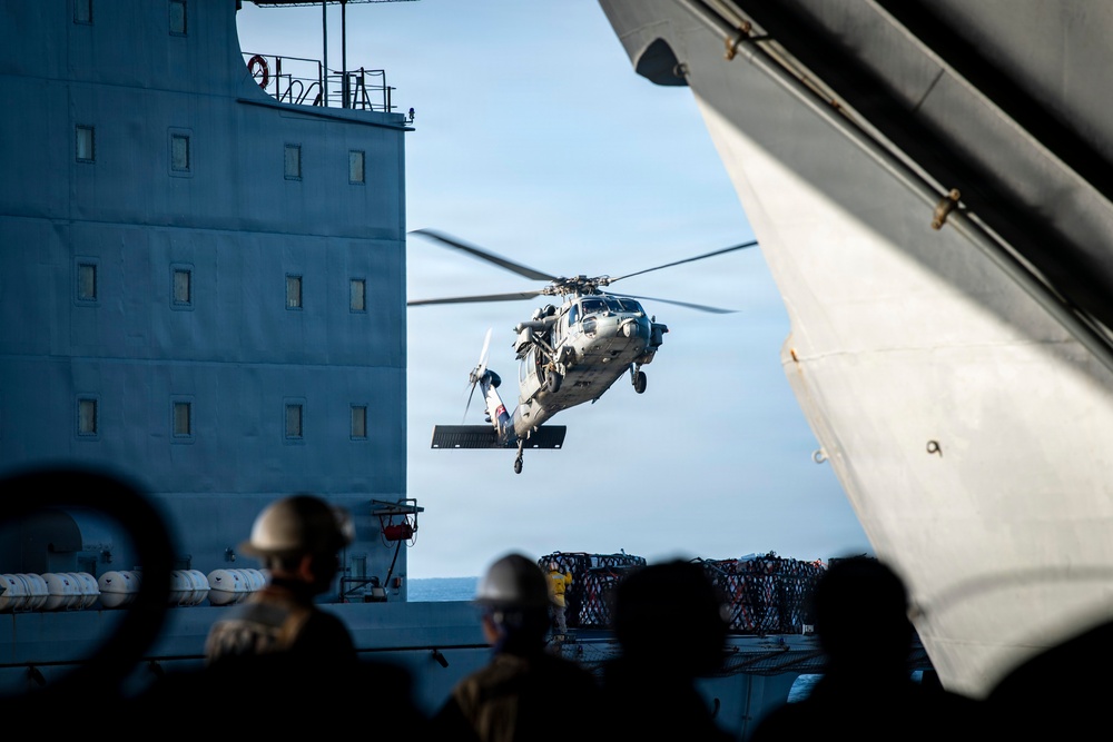 Nimitz Conducts Replenishment-at-Sea