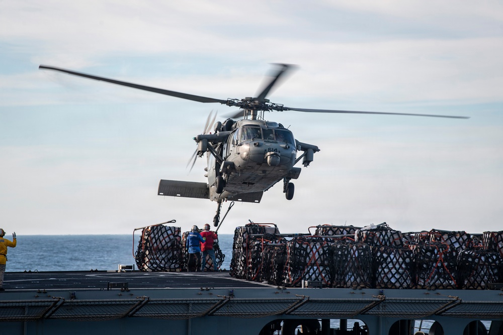 Nimitz Conducts Replenishment-at-Sea
