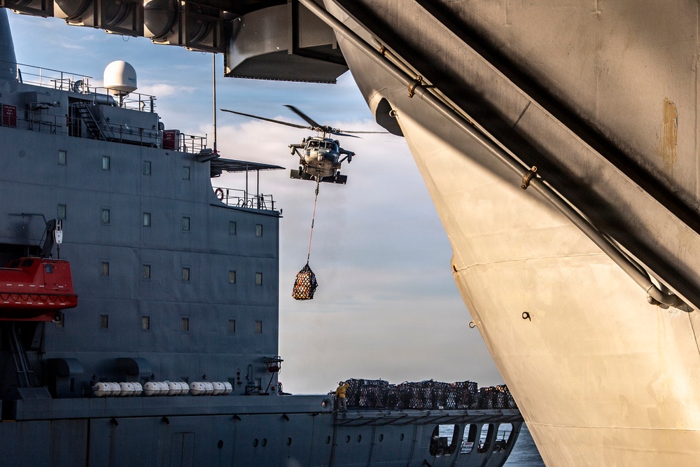 Nimitz Conducts Replenishment-at-Sea