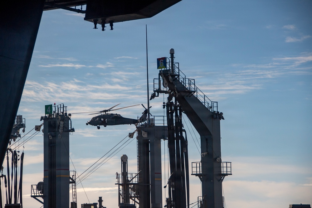 Nimitz Conducts Replenishment-at-Sea
