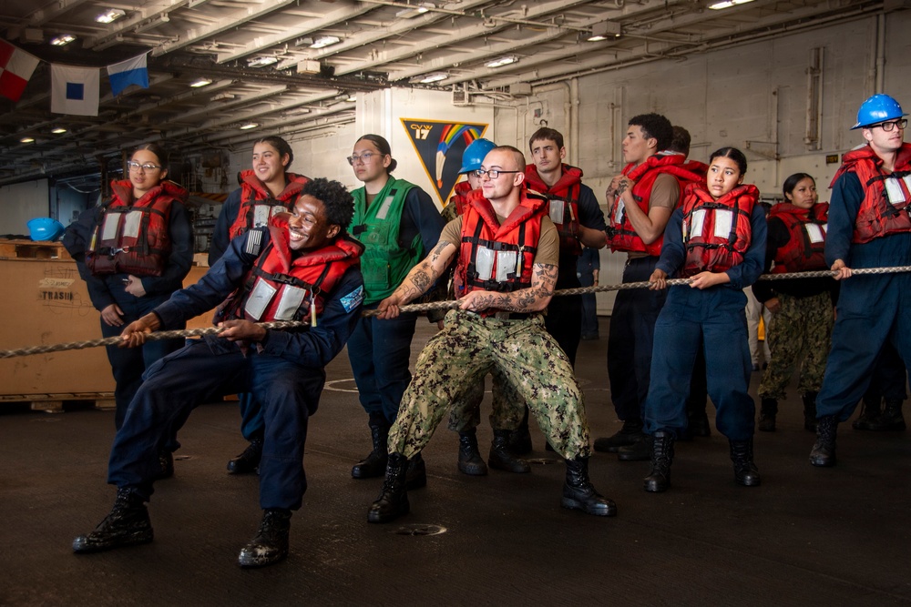 Nimitz Conducts Replenishment-at-Sea