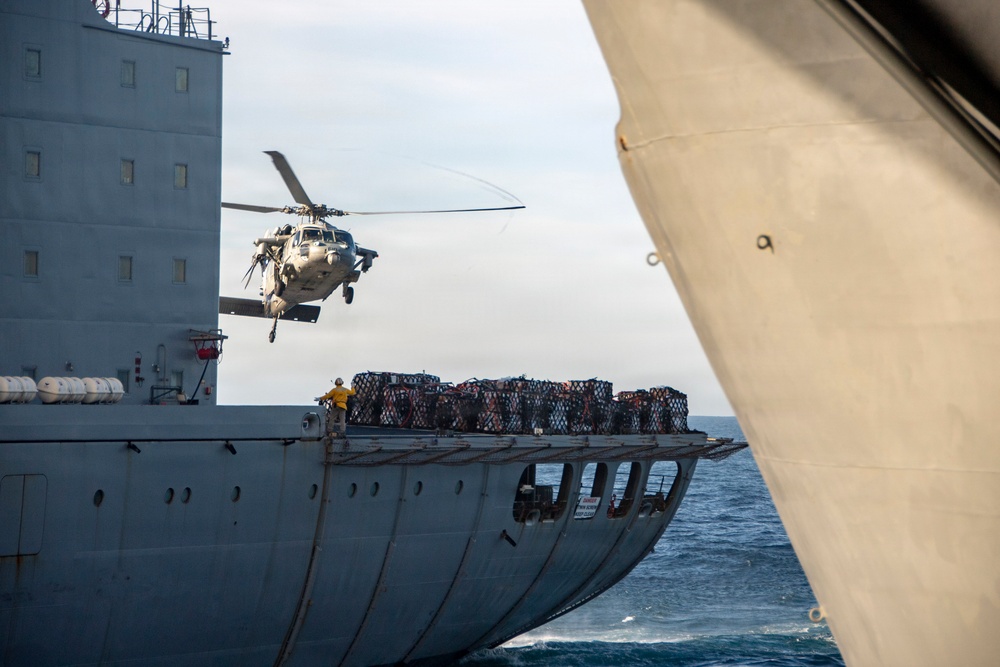 Nimitz Conducts Replenishment-at-Sea