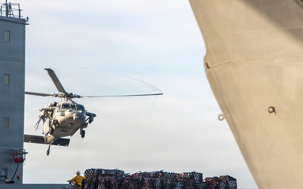 Nimitz Conducts Replenishment-at-Sea