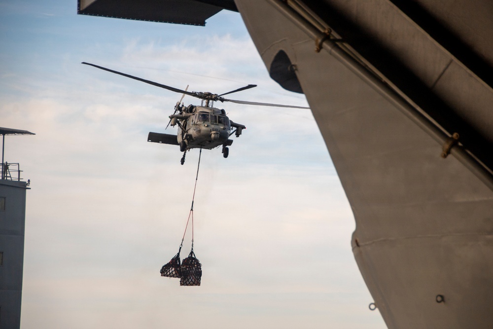 Nimitz Conducts Replenishment-at-Sea