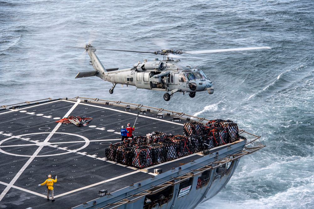 Nimitz Conducts Replenishment-at-Sea