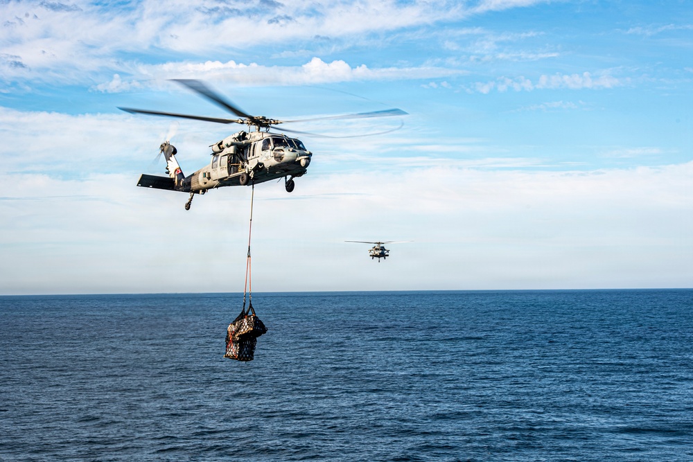 Nimitz Conducts Replenishment-at-Sea