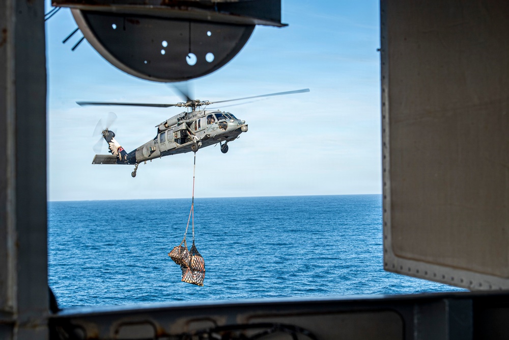 Nimitz Conducts Replenishment-at-Sea