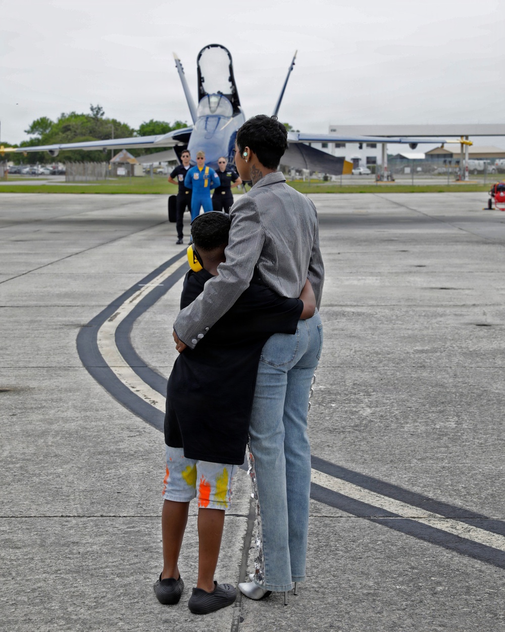 Keyla Richardson Visits NAS Pensacola