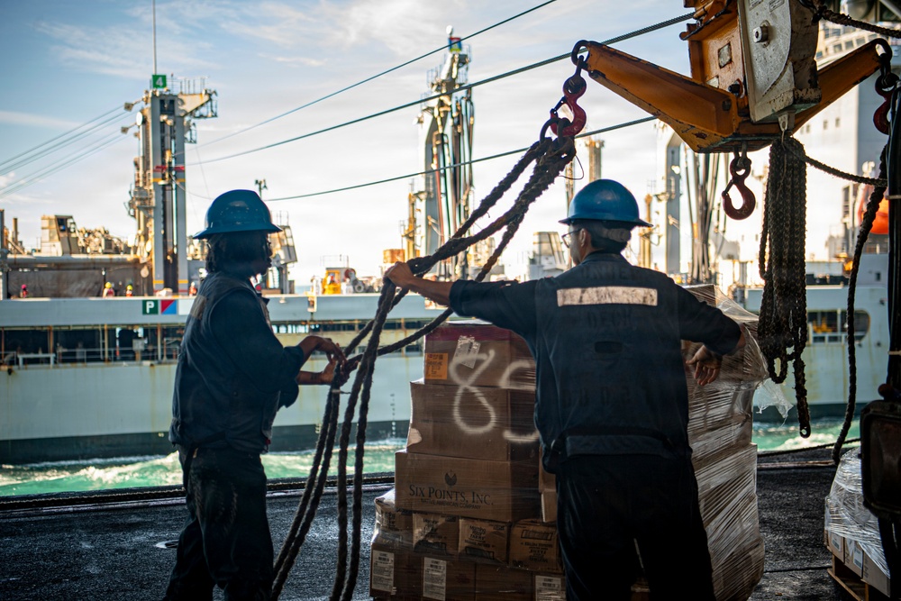 Nimitz Conducts Replenishment-at-Sea