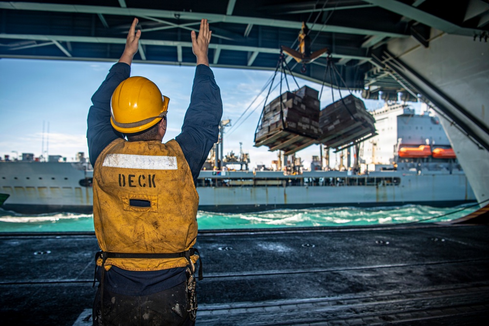 Nimitz Conducts Replenishment-at-Sea