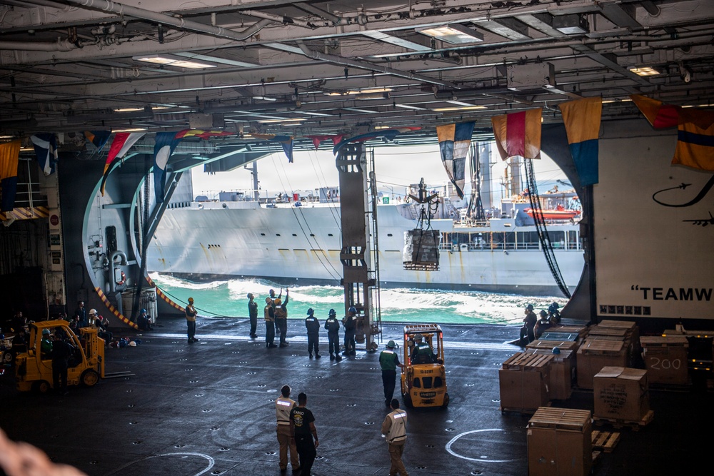 Nimitz Conducts Replenishment-at-Sea