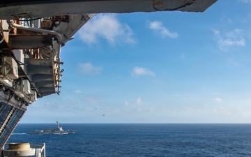 Nimitz Conducts a Replenishment-at-sea