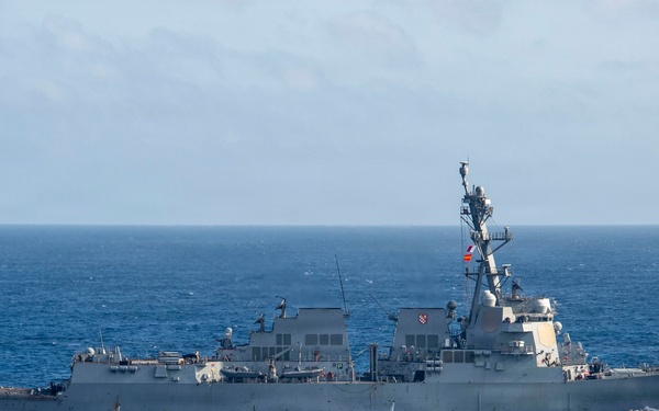 Nimitz Conducts a Replenishment-at-sea