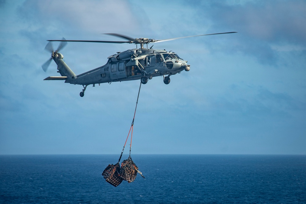 Nimitz Conducts a Replenishment-at-sea
