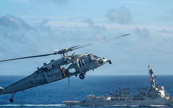 Nimitz Conducts a Replenishment-at-sea
