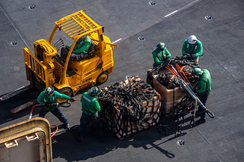 Nimitz Conducts a Replenishment-at-sea