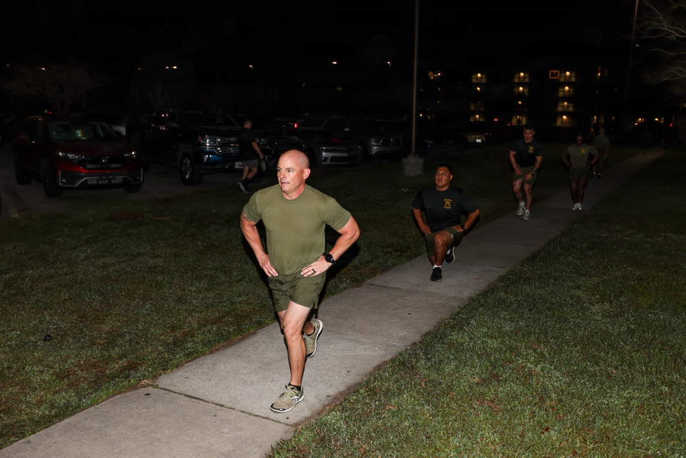 Cpl. School Class 3-26 Sgt. Maj. PT