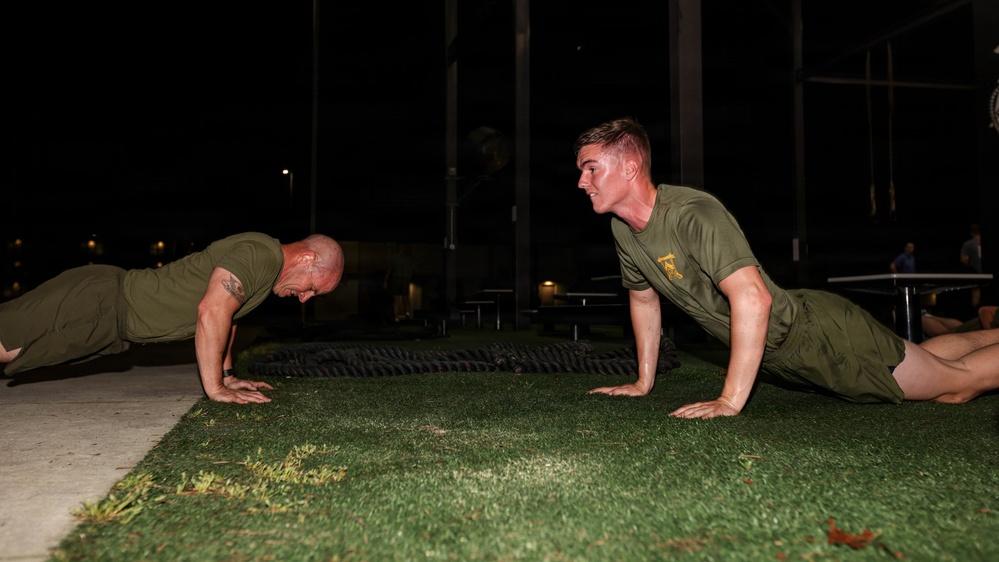 Cpl. School Class 3-26 Sgt. Maj. PT