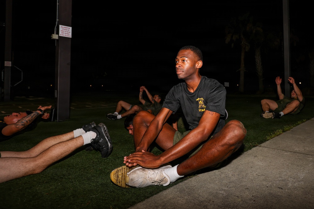Cpl. School Class 3-26 Sgt. Maj. PT
