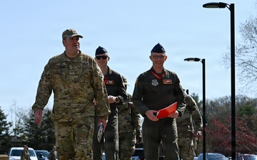 22nd Air Refueling Wind Command Team Visit 64th Air Refueling Squadron